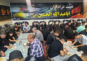مراسم شام اربعین در شهر محمودآباد شاهین دژ